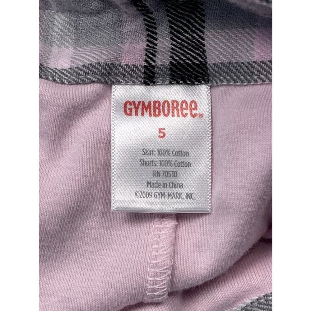 GYMBOREE Girls Kids SIZE 5 Winter 2010 Très Fabulous Pink Plaid SKORT Skirt EUC - Picture 6 of 7